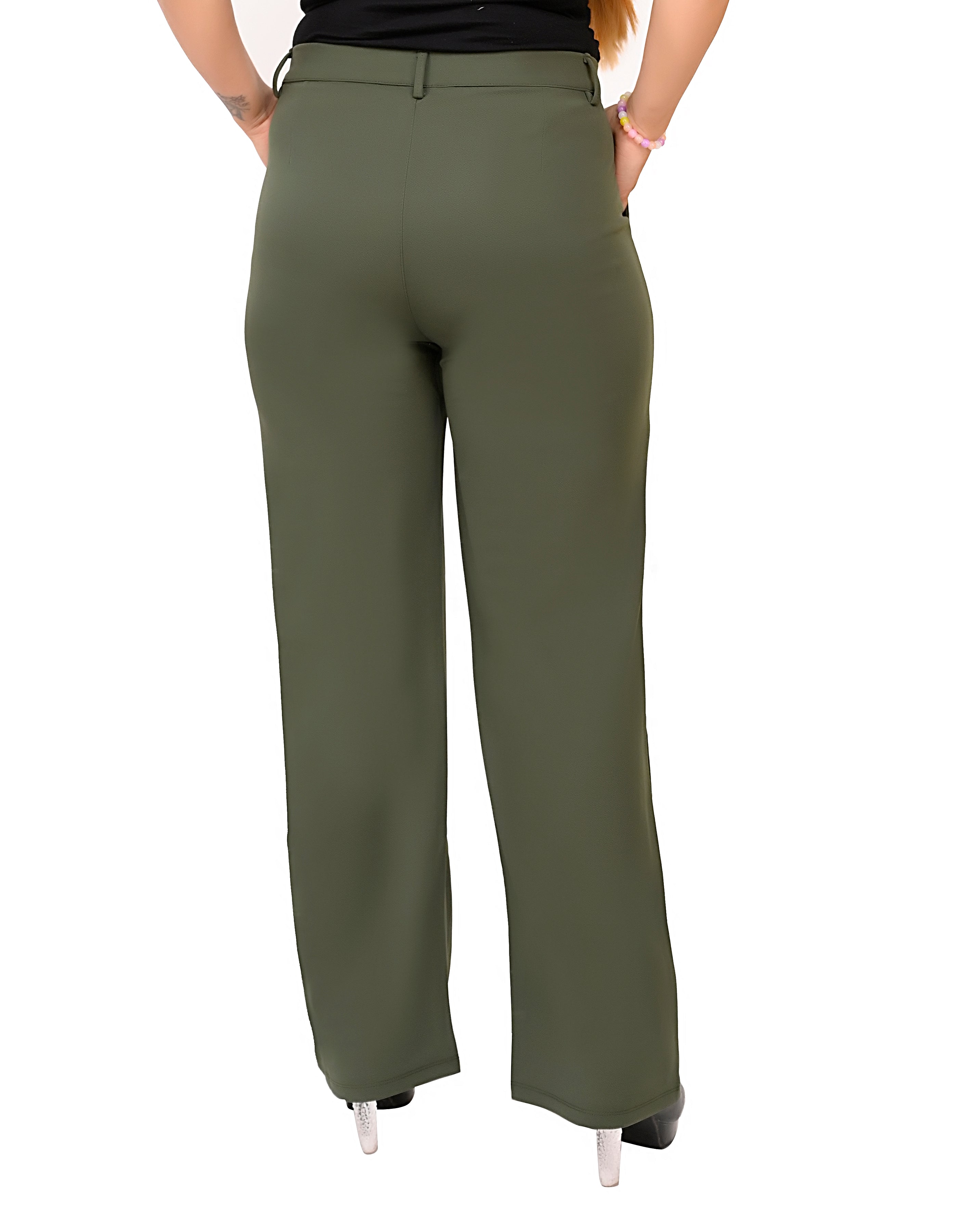Green Formal Trousers Lite