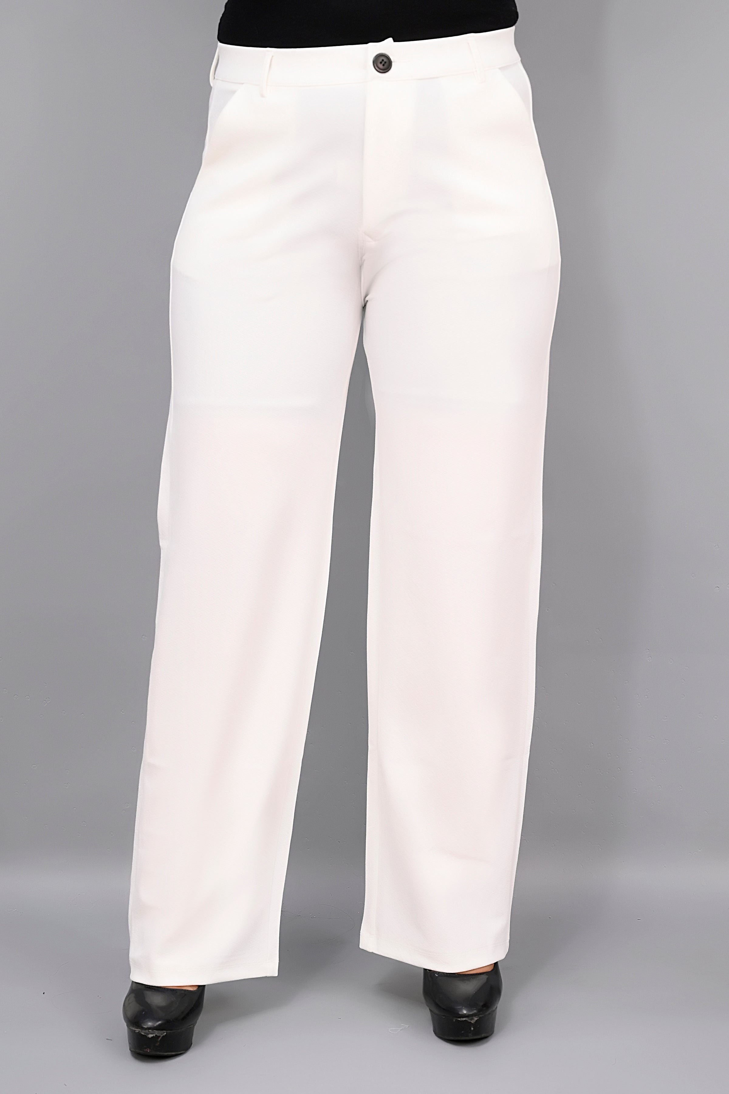 White Formal Trousers Lite