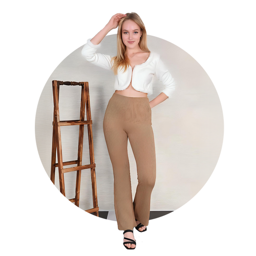 Knitted Flare Pants